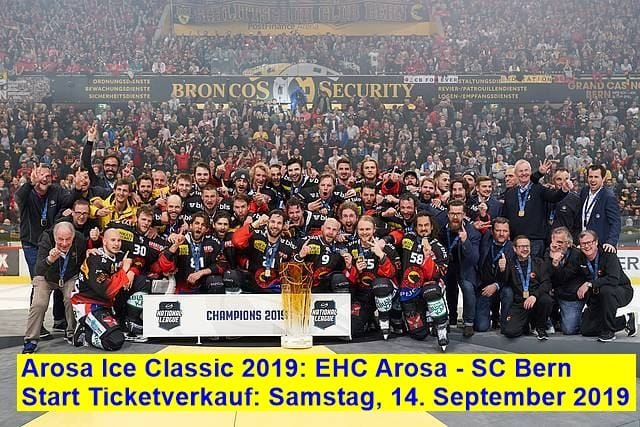 Start Ticketverkauf Arosa Ice Classic EHC Arosa - SC Bern