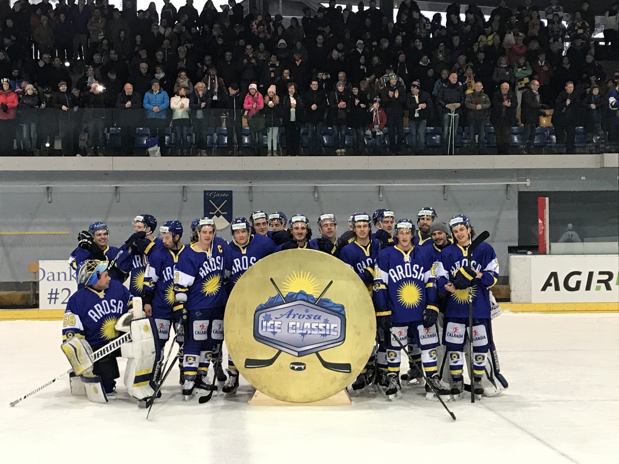 Arosa Ice Classic 2018: Der EHC Arosa gewinnt sensationell gegen die ZSC Lions 7:5 und somit die erste Austragung.