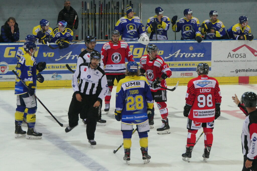 Diesen Mittwoch empfängt der EHC Arosa Hockey Huttwil in den Cup 1/4-Finals (Archivfoto).