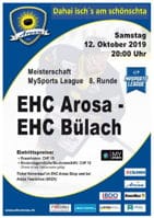 Matchflyer EHC Arosa - EHC Bülach, Seite 1