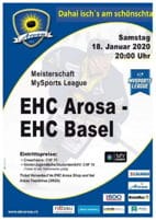 Matchflyer EHC Arosa - EHC Basel, Seite 1