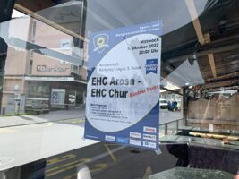 Matchplakat EHC Arosa - EHC Chur
